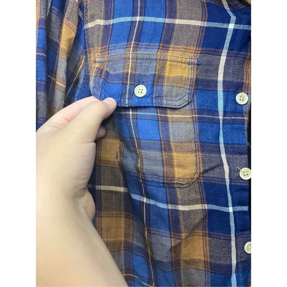 Lucky Brand Plaid Button Up Flannel Style Shirt - Picture 4 of 5